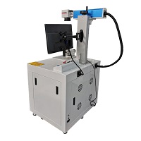 Stolný vláknový laserový gravírovací stroj na okuliare na kov